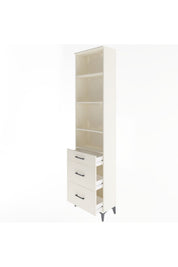 Arges Dolap 4 Raflı 3 Çekmeceli 60x30x243 - S32M056V1A