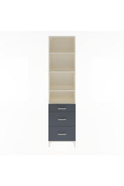 Arges Dolap 4 Raflı 3 Çekmeceli 60x30x243 - S32M056V2A