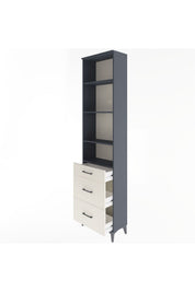Arges Dolap 4 Raflı 3 Çekmeceli 60x30x243 - S32M056V4A