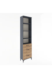 Arges Dolap 4 Raflı 3 Çekmeceli 60x30x243 - S32M056V6A