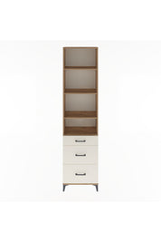 Arges Dolap 4 Raflı 3 Çekmeceli 60x30x243 - S32M056V7A