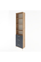 Arges Dolap 4 Raflı 3 Çekmeceli 60x30x243 - S32M056V8A