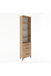 Arges Dolap 4 Raflı 3 Çekmeceli 60x30x243 - S32M056V9A