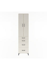 Arges Dolap 4 Raflı 4 Çekmeceli 2 Kapaklı 60x30x243 - S32M057V1A