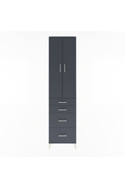 Arges Dolap 4 Raflı 4 Çekmeceli 2 Kapaklı 60x30x243 - S32M057V5A