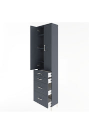 Arges Dolap 4 Raflı 4 Çekmeceli 2 Kapaklı 60x30x243 - S32M057V5A