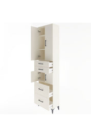 Arges Dolap 4 Raflı 4 Çekmeceli 4 Kapaklı 60x30x243 - S32M058V1A