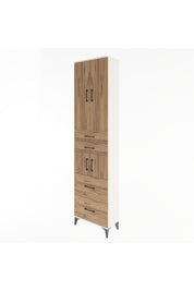 Arges Dolap 4 Raflı 4 Çekmeceli 4 Kapaklı 60x30x243 - S32M058V3A