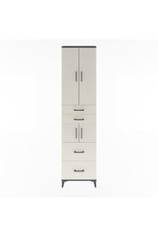 Arges Dolap 4 Raflı 4 Çekmeceli 4 Kapaklı 60x30x243 - S32M058V4A