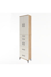 Arges Dolap 4 Raflı 4 Çekmeceli 4 Kapaklı 60x30x243 - S32M058V7A