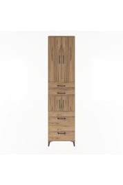 Arges Dolap 4 Raflı 4 Çekmeceli 4 Kapaklı 60x30x243 - S32M058V9A