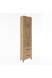 Arges Dolap 4 Raflı 4 Çekmeceli 4 Kapaklı 60x30x243 - S32M058V9A