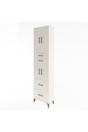 Arges Dolap 5 Raflı 4 Çekmeceli 4 Kapaklı 60x30x243 - S32M059V1A