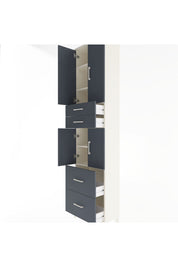Arges Dolap 5 Raflı 4 Çekmeceli 4 Kapaklı 60x30x243 - S32M059V2A