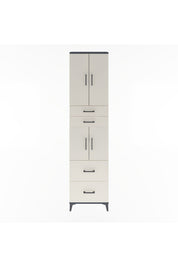 Arges Dolap 5 Raflı 4 Çekmeceli 4 Kapaklı 60x30x243 - S32M059V4A