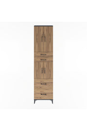 Arges Dolap 5 Raflı 4 Çekmeceli 4 Kapaklı 60x30x243 - S32M059V6A