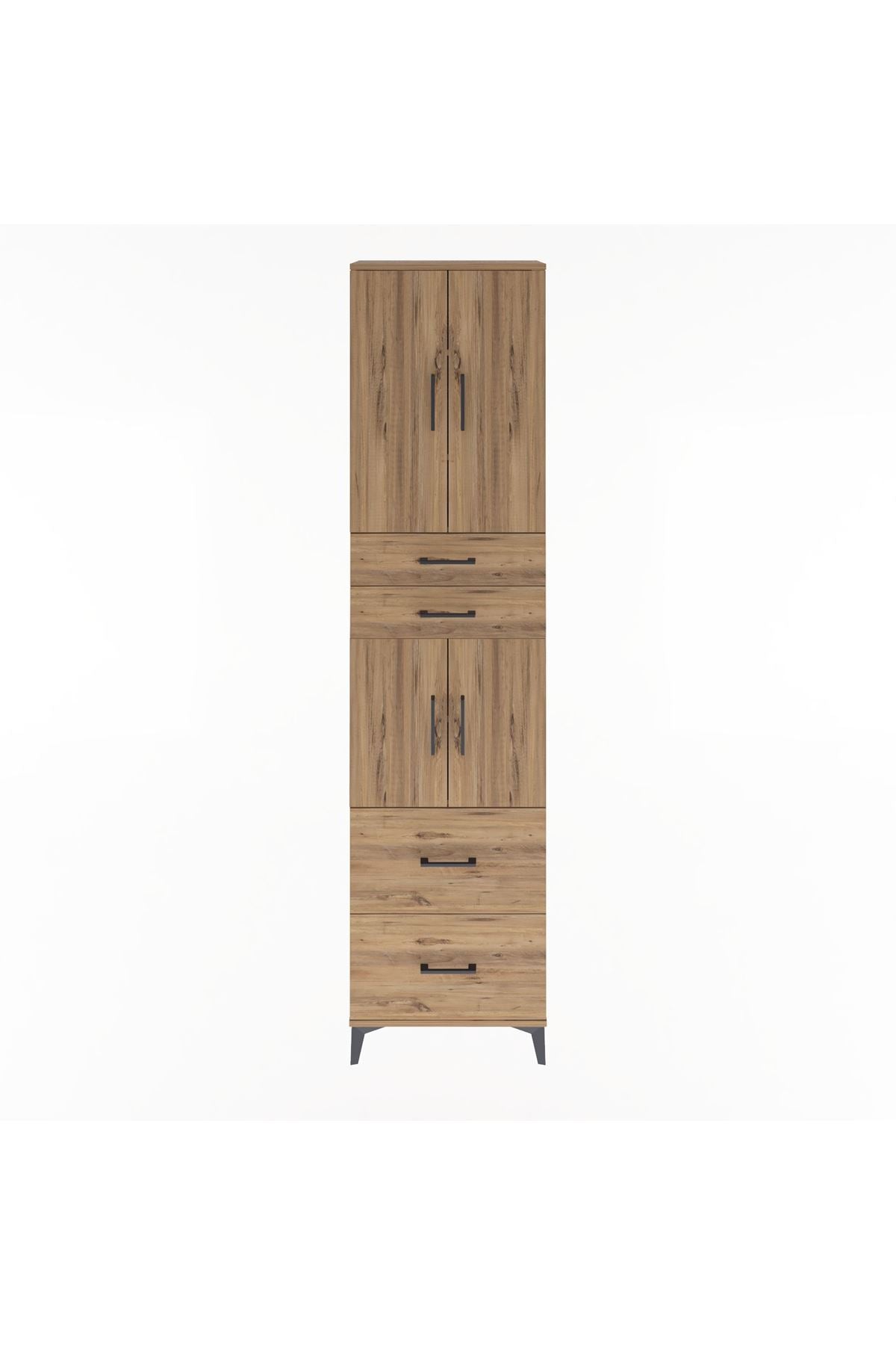 Arges Dolap 5 Raflı 4 Çekmeceli 4 Kapaklı 60x30x243 - S32M059V9A