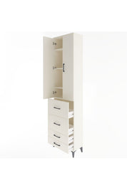 Arges Dolap 4 Raflı 4 Çekmeceli 2 Kapaklı 60x30x243 - S32M060V1A