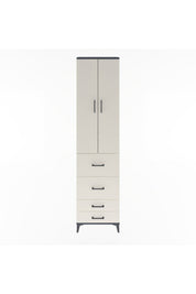 Arges Dolap 4 Raflı 4 Çekmeceli 2 Kapaklı 60x30x243 - S32M060V4A