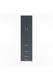 Arges Dolap 4 Raflı 4 Çekmeceli 2 Kapaklı 60x30x243 - S32M060V5A