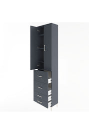 Arges Dolap 4 Raflı 4 Çekmeceli 2 Kapaklı 60x30x243 - S32M060V5A