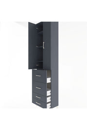 Arges Dolap 4 Raflı 4 Çekmeceli 2 Kapaklı 60x30x243 - S32M060V5A