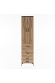 Arges Dolap 4 Raflı 4 Çekmeceli 2 Kapaklı 60x30x243 - S32M060V6A
