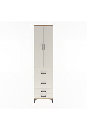 Arges Dolap 4 Raflı 4 Çekmeceli 2 Kapaklı 60x30x243 - S32M060V7A