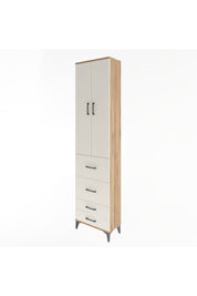 Arges Dolap 4 Raflı 4 Çekmeceli 2 Kapaklı 60x30x243 - S32M060V7A