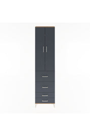 Arges Dolap 4 Raflı 4 Çekmeceli 2 Kapaklı 60x30x243 - S32M060V8A