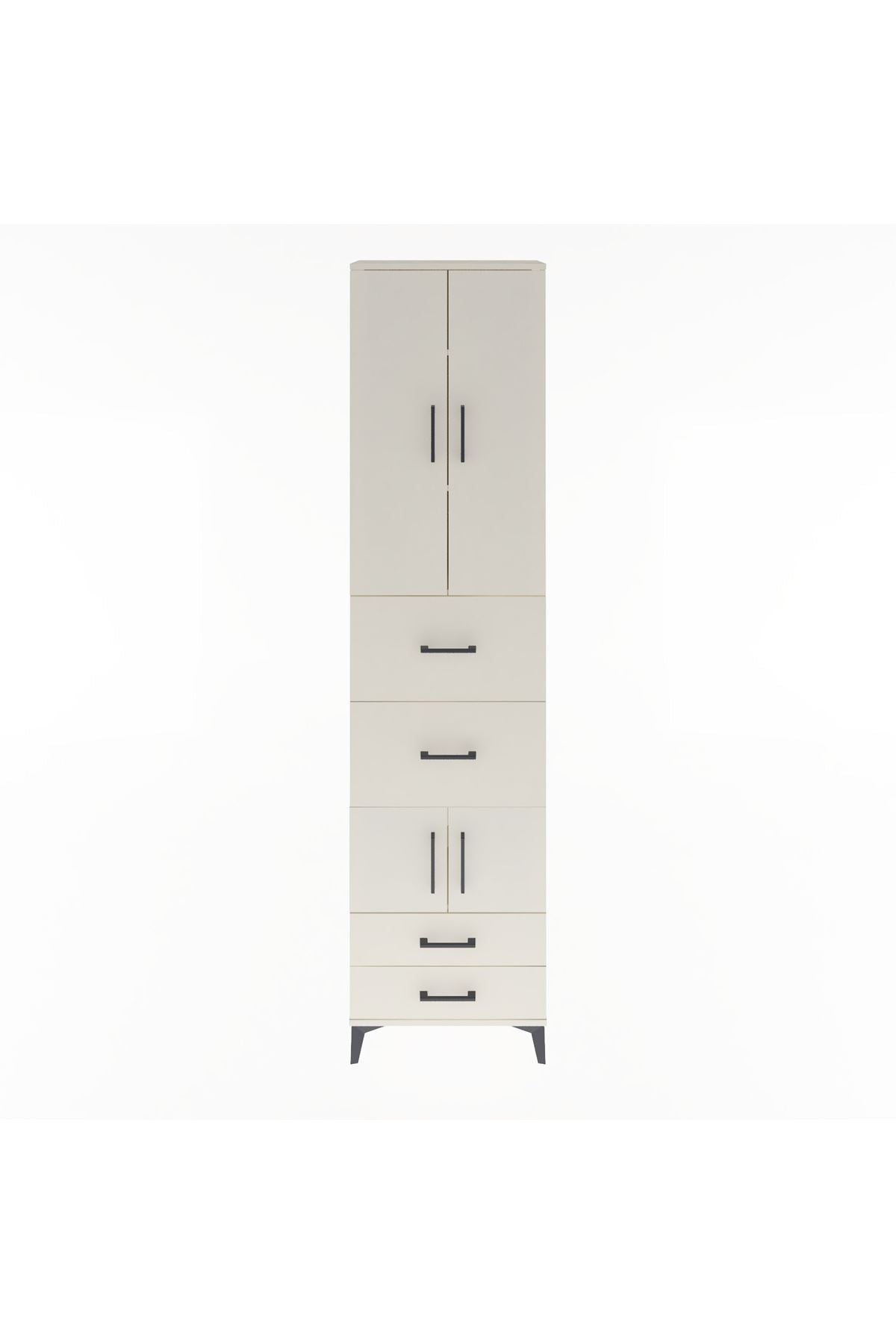 Arges Dolap 4 Raflı 4 Çekmeceli 4 Kapaklı 60x30x243 - S32M061V1A