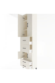 Arges Dolap 4 Raflı 4 Çekmeceli 4 Kapaklı 60x30x243 - S32M061V1A