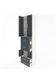 Arges Dolap 4 Raflı 4 Çekmeceli 4 Kapaklı 60x30x243 - S32M061V2A