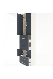 Arges Dolap 4 Raflı 4 Çekmeceli 4 Kapaklı 60x30x243 - S32M061V2A