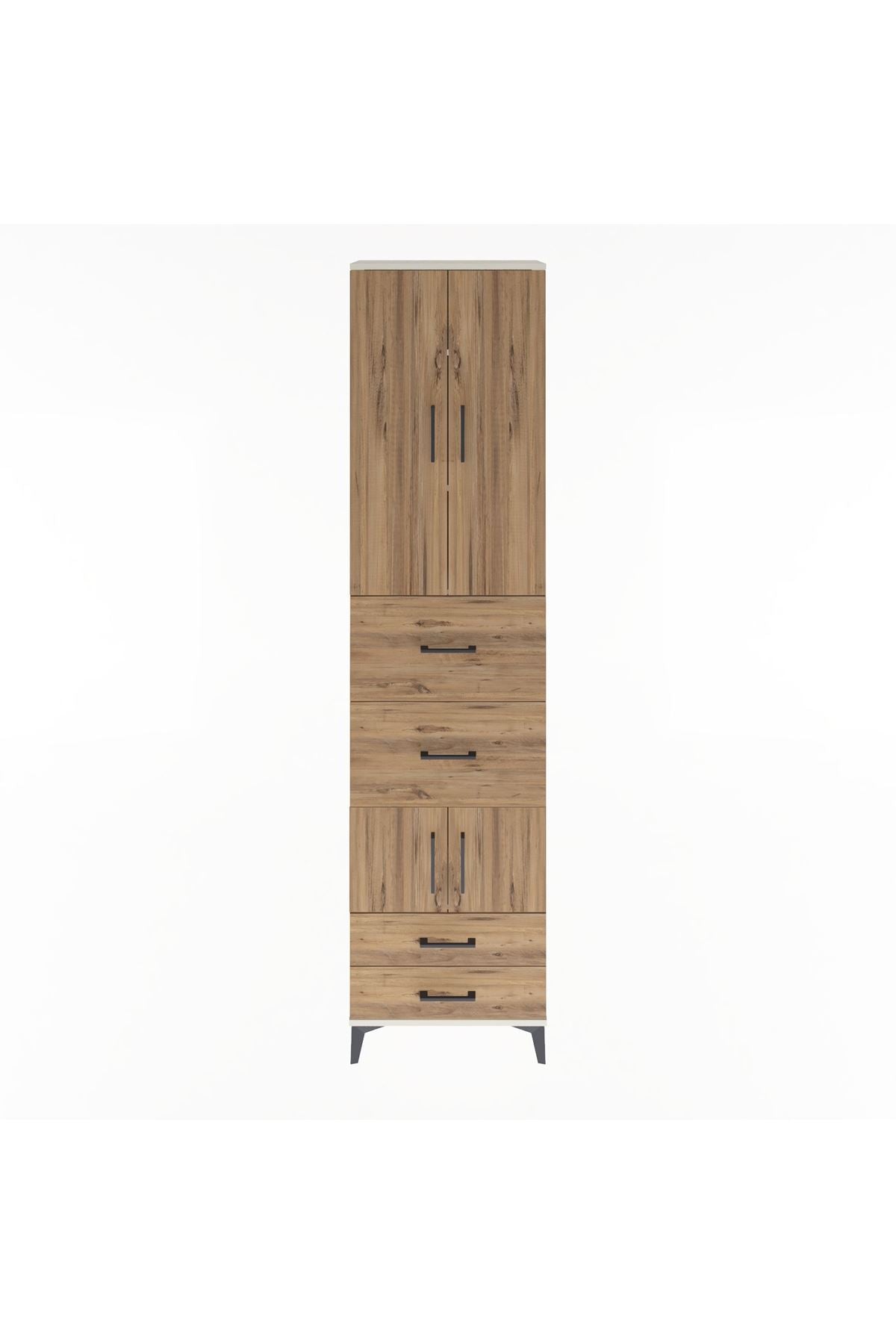 Arges Dolap 4 Raflı 4 Çekmeceli 4 Kapaklı 60x30x243 - S32M061V3A