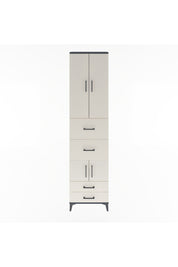 Arges Dolap 4 Raflı 4 Çekmeceli 4 Kapaklı 60x30x243 - S32M061V4A