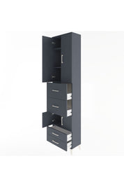 Arges Dolap 4 Raflı 4 Çekmeceli 4 Kapaklı 60x30x243 - S32M061V5A