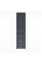 Arges Dolap 4 Raflı 4 Çekmeceli 4 Kapaklı 60x30x243 - S32M061V8A