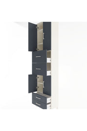 Arges Dolap 5 Raflı 4 Çekmeceli 4 Kapaklı 60x30x243 - S32M062V2A