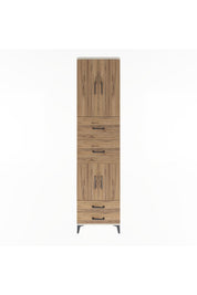 Arges Dolap 5 Raflı 4 Çekmeceli 4 Kapaklı 60x30x243 - S32M062V3A