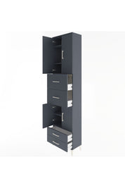 Arges Dolap 5 Raflı 4 Çekmeceli 4 Kapaklı 60x30x243 - S32M062V5A