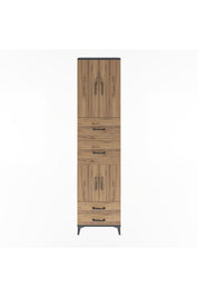 Arges Dolap 5 Raflı 4 Çekmeceli 4 Kapaklı 60x30x243 - S32M062V6A