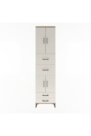 Arges Dolap 5 Raflı 4 Çekmeceli 4 Kapaklı 60x30x243 - S32M062V7A
