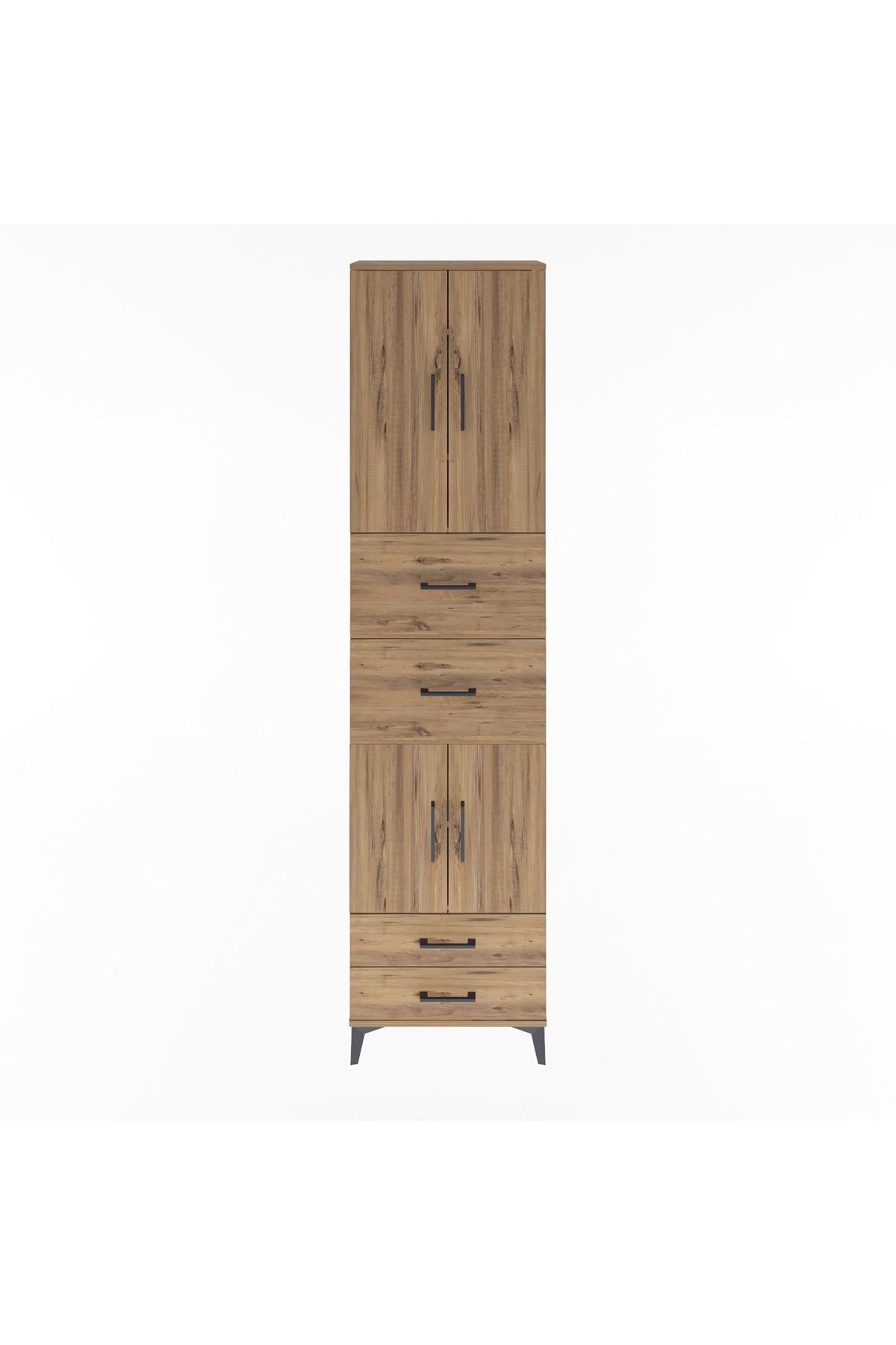 Arges Dolap 5 Raflı 4 Çekmeceli 4 Kapaklı 60x30x243 - S32M062V9A