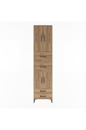 Arges Dolap 5 Raflı 4 Çekmeceli 4 Kapaklı 60x30x243 - S32M062V9A