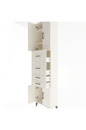 Arges Dolap 3 Raflı 4 Çekmeceli 4 Kapaklı 60x30x243 - S32M063V1A