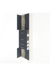 Arges Dolap 3 Raflı 4 Çekmeceli 4 Kapaklı 60x30x243 - S32M063V2A
