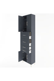 Arges Dolap 3 Raflı 4 Çekmeceli 4 Kapaklı 60x30x243 - S32M063V5A