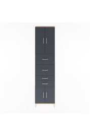 Arges Dolap 3 Raflı 4 Çekmeceli 4 Kapaklı 60x30x243 - S32M063V8A