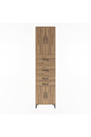 Arges Dolap 3 Raflı 4 Çekmeceli 4 Kapaklı 60x30x243 - S32M063V9A